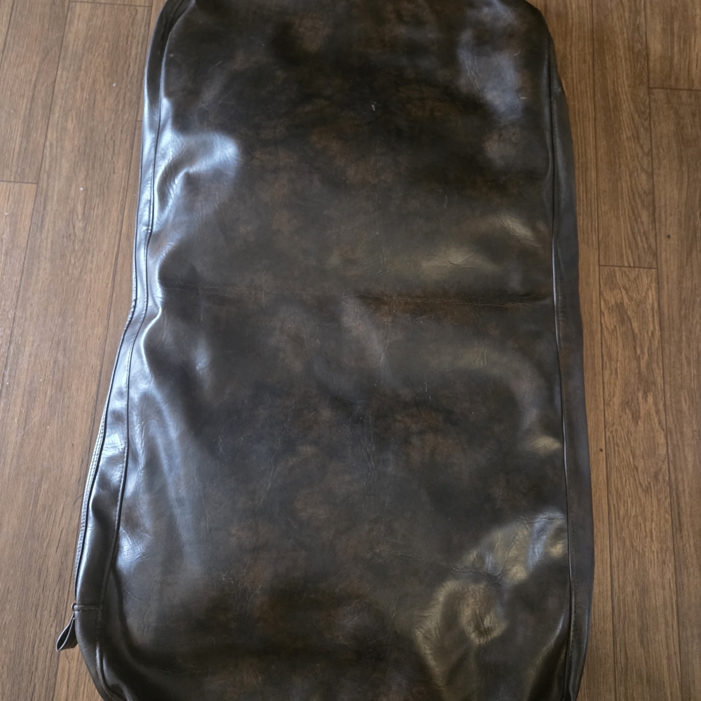 Vintage Garment Bag Abdalla of Atlanta Travel Suit Dress Storage Full Zip Hanger - Picture 5 of 16